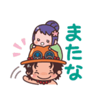 【エースがいっぱい！！2】ONE PIECE（個別スタンプ：8）