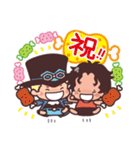 【エースがいっぱい！！2】ONE PIECE（個別スタンプ：10）