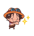 【エースがいっぱい！！2】ONE PIECE（個別スタンプ：18）