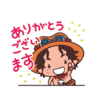 【エースがいっぱい！！2】ONE PIECE（個別スタンプ：22）