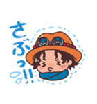 【エースがいっぱい！！2】ONE PIECE（個別スタンプ：33）