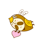おじさん顔のドングリの妖精〝こそっと〟（個別スタンプ：11）