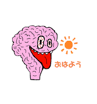 Crazy Brain〜（イカれた脳みそ）会話版（個別スタンプ：3）