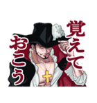 ゾロ×ミホーク×ペローナの日常 ONE PIECE（個別スタンプ：35）