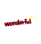 シンプル英語を楽しみましょう☆（個別スタンプ：10）