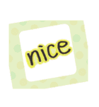シンプル英語を楽しみましょう☆（個別スタンプ：13）