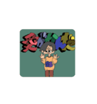 日本の仲間たち（個別スタンプ：16）
