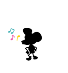黒ねずみ（個別スタンプ：3）