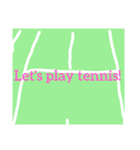 テニス tennis（個別スタンプ：2）
