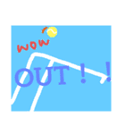 テニス tennis（個別スタンプ：4）