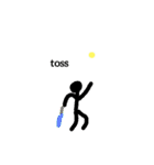 テニス tennis（個別スタンプ：11）