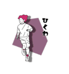 レッドヘア男子ハンドボール部③（個別スタンプ：36）