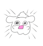 ふわふわおばけ ぺろ（個別スタンプ：3）