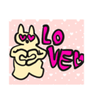 ラブリーうさ子ちゃん！！（個別スタンプ：10）