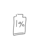 充電%スタンプ（個別スタンプ：3）