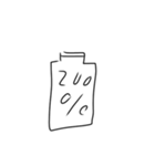 充電%スタンプ（個別スタンプ：6）