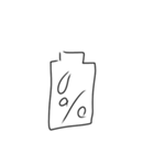充電%スタンプ（個別スタンプ：7）