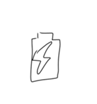 充電%スタンプ（個別スタンプ：8）