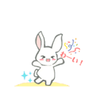 うさぎスタンプᙏ（個別スタンプ：6）