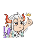 ONE PIECE ヤマト百面相スタンプ（個別スタンプ：1）