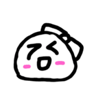 しらたま− 基本無表情。エサはお汁粉。（個別スタンプ：8）