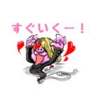 ONE PIECE × もんぴぐちゃん（個別スタンプ：3）