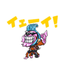 ONE PIECE × もんぴぐちゃん（個別スタンプ：4）