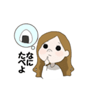 独特な言い回しをする女の子（個別スタンプ：13）