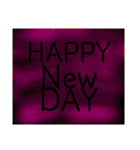 HAPPYNewDAYシリーズ（個別スタンプ：4）