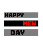 HAPPYNewDAYシリーズ（個別スタンプ：9）
