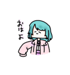 表情が変わらないおりきゃすた（個別スタンプ：7）