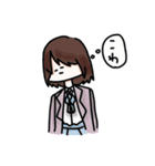表情が変わらないおりきゃすた（個別スタンプ：10）
