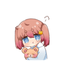ツインテ女の子ちゃん（個別スタンプ：1）