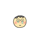 めがねさん。挨拶と表情、よく使う言葉（個別スタンプ：35）