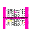HAPPYNewDAYシリーズ1（個別スタンプ：12）