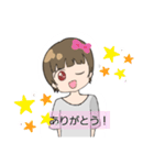 茶髪の自由な女の子（個別スタンプ：6）