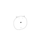 言葉にできないシロクマのきもち（個別スタンプ：6）