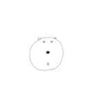 言葉にできないシロクマのきもち（個別スタンプ：12）