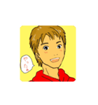 ポツリつぶやく人たち（個別スタンプ：9）