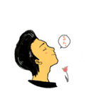 ポツリつぶやく人たち（個別スタンプ：18）