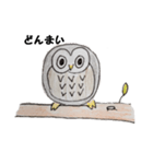 ボーっとフクロウのあいさつ（個別スタンプ：13）
