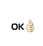 かんたん絵文字（個別スタンプ：8）
