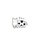 いぬ。のなかまたち（個別スタンプ：16）