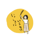 いっしょにいこう！（個別スタンプ：4）