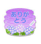 メッセージ大人きれいな紫陽花のスタンプ（個別スタンプ：13）