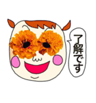 実写のお花達がいっぱいのあいさつスタンプ（個別スタンプ：31）
