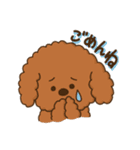わんこ＆女の子（個別スタンプ：3）