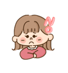 わんこ＆女の子（個別スタンプ：9）