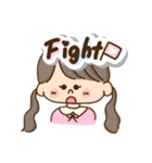 わんこ＆女の子（個別スタンプ：10）