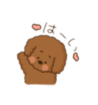 わんこ＆女の子（個別スタンプ：17）